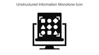 Unstructured Information Monotone Icon In Powerpoint Pptx Png And Editable Eps Format