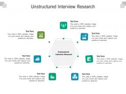 Unstructured interview research ppt powerpoint presentation inspiration guidelines cpb