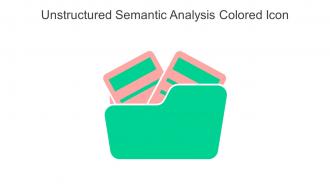 Unstructured Semantic Analysis Colored Icon In Powerpoint Pptx Png And Editable Eps Format
