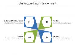 Unstructured work environment ppt powerpoint presentationmodel brochure cpb