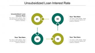 Unsubsidized loan interest rate ppt powerpoint presentation model ideas cpb