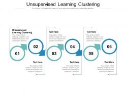 Unsupervised learning clustering ppt powerpoint presentation pictures images cpb