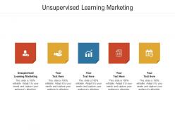 Unsupervised learning marketing ppt powerpoint presentation infographic template gridlines cpb