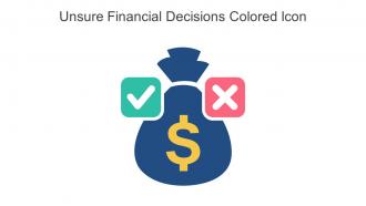 Unsure Financial Decisions Colored Icon In Powerpoint Pptx Png And Editable Eps Format