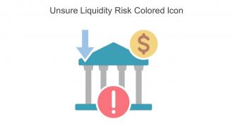 Unsure Liquidity Risk Colored Icon In Powerpoint Pptx Png And Editable Eps Format