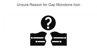Unsure Reason For Gap Monotone Icon In Powerpoint Pptx Png And Editable Eps Format
