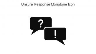 Unsure Response Monotone Icon In Powerpoint Pptx Png And Editable Eps Format