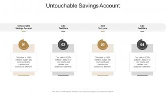Untouchable Savings Account In Powerpoint And Google Slides Cpb