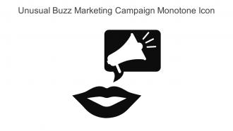 Unusual Buzz Marketing Campaign Monotone Icon In Powerpoint Pptx Png And Editable Eps Format
