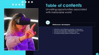 Unveiling Opportunities Associated With Metaverse World AI CD V Informative Pre-designed