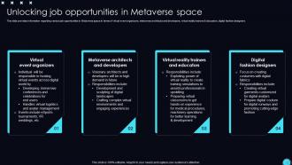 Unveiling Opportunities Associated With Metaverse World AI CD V Multipurpose Pre-designed