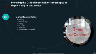 Unveiling The Global Industrial IoT Landscape In Depth Analysis And Trends Complete Deck Downloadable Adaptable
