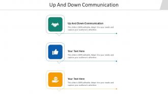 Up and down communication ppt powerpoint presentation gallery maker cpb