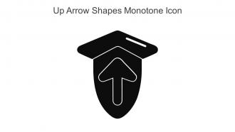 Up Arrow Shapes Monotone Icon In Powerpoint Pptx Png And Editable Eps Format