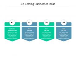 Up coming businesses ideas ppt powerpoint presentation ideas aids cpb
