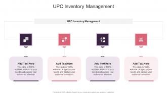 UPC Inventory Management In Powerpoint And Google Slides Cpb