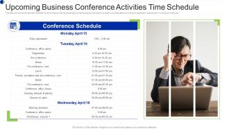 Upcoming Business Conference Activities Time Schedule