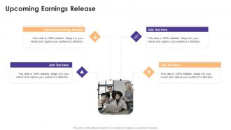 Upcoming Earnings Release In Powerpoint And Google Slides Cpb