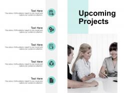 Upcoming projects gears ppt powerpoint presentation file display