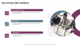 Upcoming Sale Holidays In Powerpoint And Google Slides Cpb