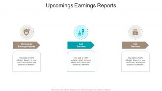 Upcomings Earnings Reports In Powerpoint And Google Slides Cpb