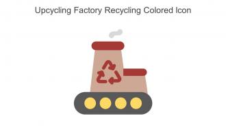 Upcycling Factory Recycling Colored Icon In Powerpoint Pptx Png And Editable Eps Format