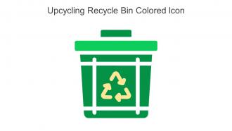 Upcycling Recycle Bin Colored Icon In Powerpoint Pptx Png And Editable Eps Format