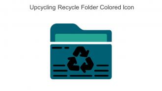 Upcycling Recycle Folder Colored Icon In Powerpoint Pptx Png And Editable Eps Format