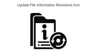 Update File Information Monotone Icon In Powerpoint Pptx Png And Editable Eps Format