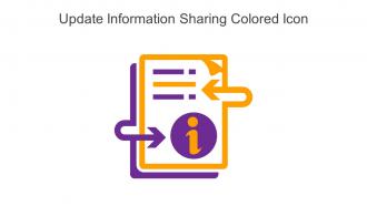 Update Information Sharing Colored Icon In Powerpoint Pptx Png And Editable Eps Format