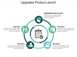 Upgraded product launch ppt powerpoint presentation infographics file formats cpb