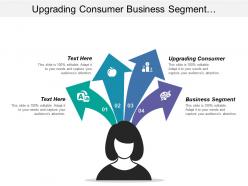 Upgrading Consumer Business Segment Respondents Purchase Increasingly Element