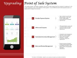 Upgrading Point Of Sale System Ppt Powerpoint Presentation Summary Graphics Template