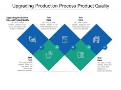 Upgrading production process product quality ppt powerpoint images cpb