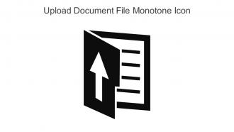 Upload Document File Monotone Icon In Powerpoint Pptx Png And Editable Eps Format