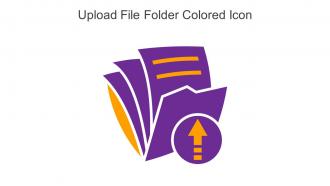 Upload File Folder Colored Icon In Powerpoint Pptx Png And Editable Eps Format