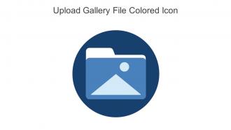 Upload Gallery File Colored Icon In Powerpoint Pptx Png And Editable Eps Format