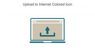 Upload To Internet Colored Icon In Powerpoint Pptx Png And Editable Eps Format