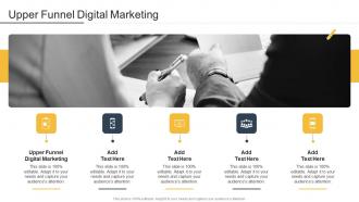 Upper Funnel Digital Marketing In Powerpoint And Google Slides Cpb