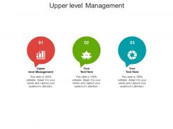 Upper level management ppt powerpoint presentation icon design templates cpb
