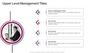 Upper Level Management Titles In Powerpoint And Google Slides Cpb