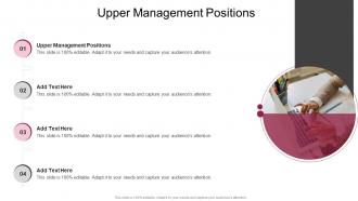 Upper Management Positions In Powerpoint And Google Slides Cpb