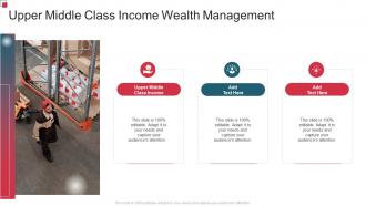Upper Middle Class Income Wealth Management In Powerpoint And Google Slides Cpb
