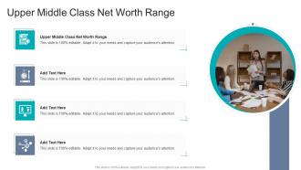 Upper Middle Class Net Worth Range In Powerpoint And Google Slides Cpb