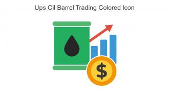 Ups Oil Barrel Trading Colored Icon In Powerpoint Pptx Png And Editable Eps Format