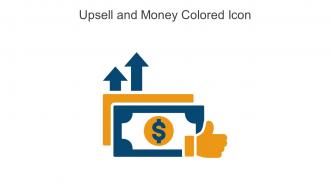 Upsell And Money Colored Icon In Powerpoint Pptx Png And Editable Eps Format