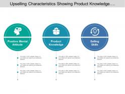 Upselling Characteristics Showing Product Knowledge And Selling Skills