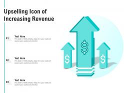 Upselling Icon Of Increasing Revenue