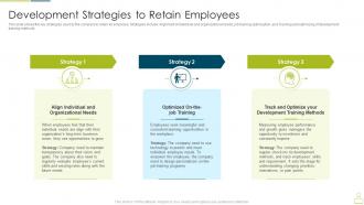 Upskill training to foster employee performance development strategies to retain employees