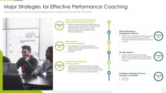 Upskill training to foster employee performance major strategies for effective performance coaching